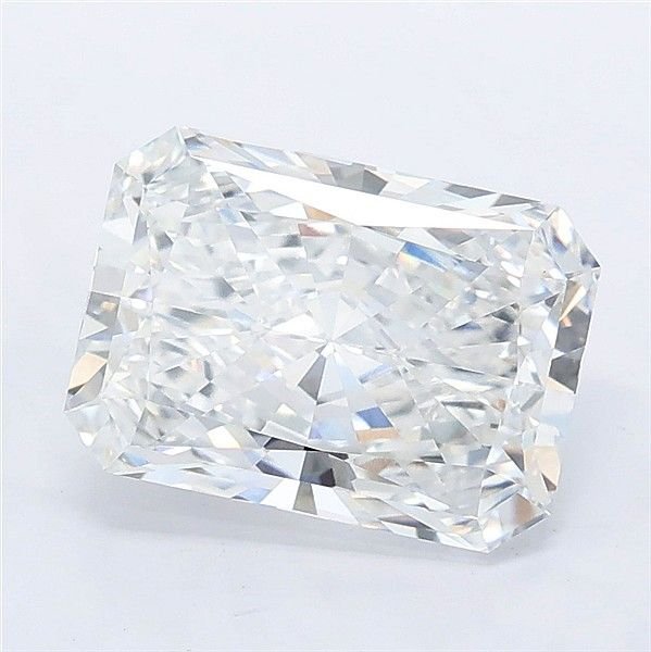 3.09ct E VVS2 Rare Carat Ideal Cut Radiant Lab Grown Diamond