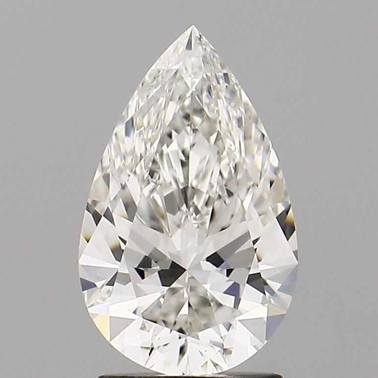 1.77ct H VS1 Rare Carat Ideal Cut Pear Lab Grown Diamond