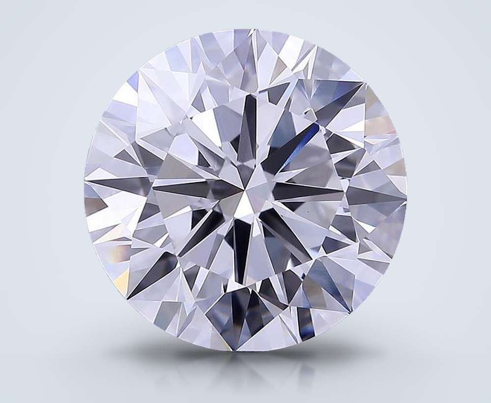 5.66 Carat Round Lab Diamond