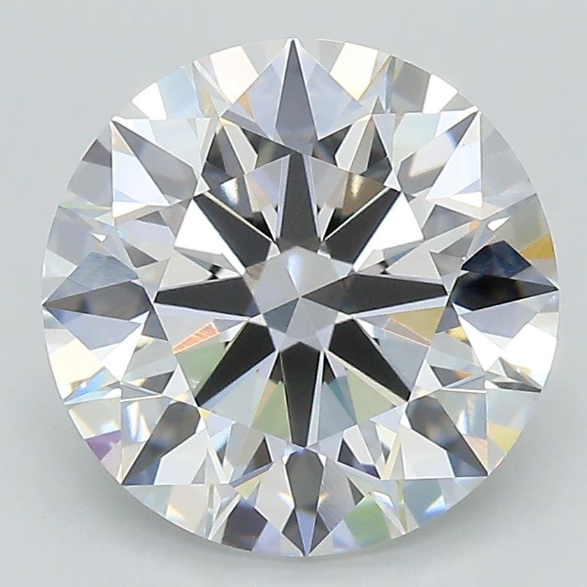 4.20ct E VVS2 Rare Carat Ideal Cut Round Lab Grown Diamond