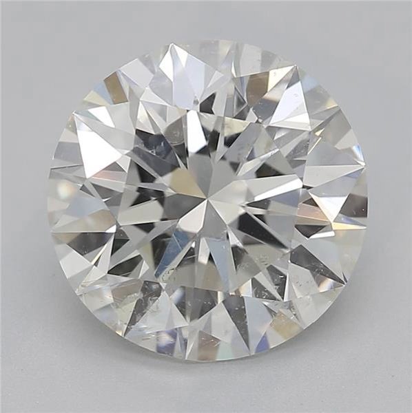 2.21ct I SI2 Rare Carat Ideal Cut Round Diamond