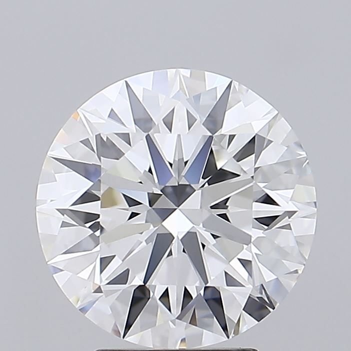 4.06ct E VVS2 Rare Carat Ideal Cut Round Diamond