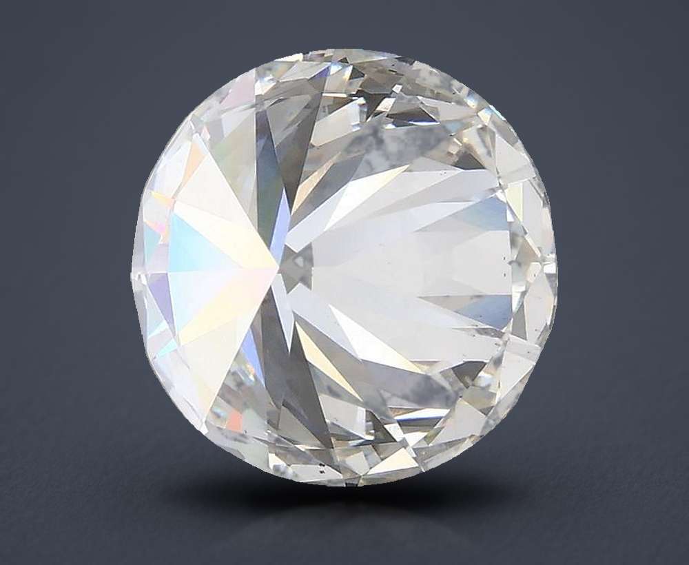 3.78 Carat Round Lab Diamond