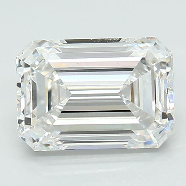 1.72ct E VS2 Rare Carat Ideal Cut Emerald Lab Grown Diamond