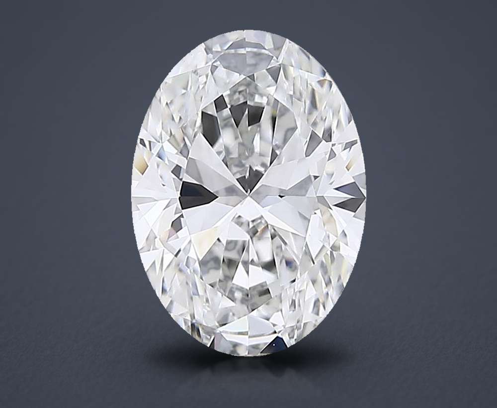 1.54 Carat Oval Lab Diamond