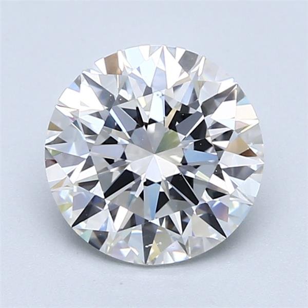 2.01ct F VS2 Rare Carat Ideal Cut Round Diamond