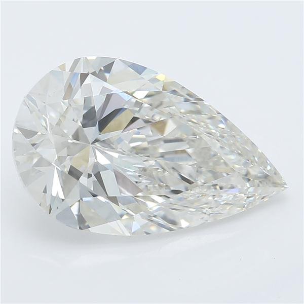 2.67ct H VVS2 Rare Carat Ideal Cut Pear Lab Grown Diamond