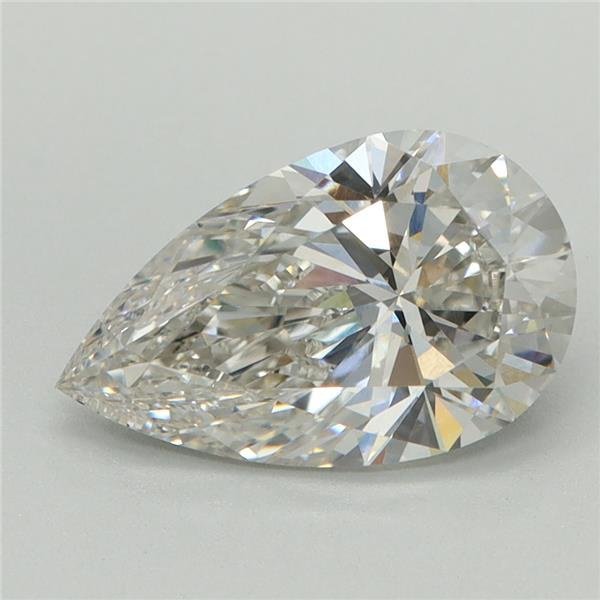 2.13ct H VS1 Rare Carat Ideal Cut Pear Lab Grown Diamond