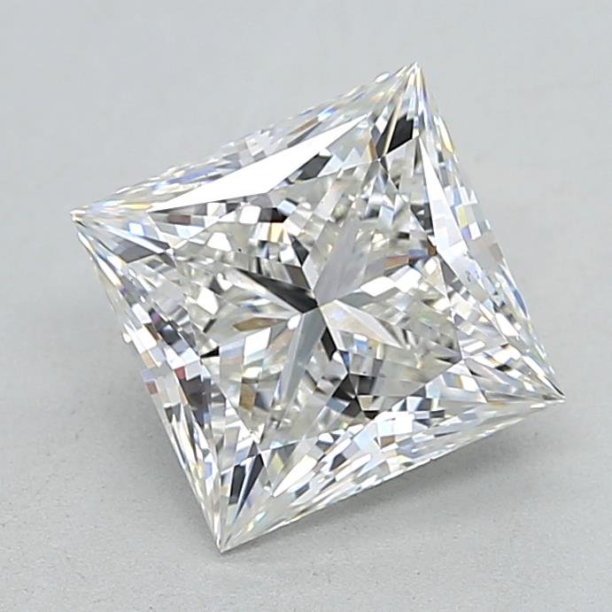 3.04ct F VS1 Rare Carat Ideal Cut Princess Lab Grown Diamond