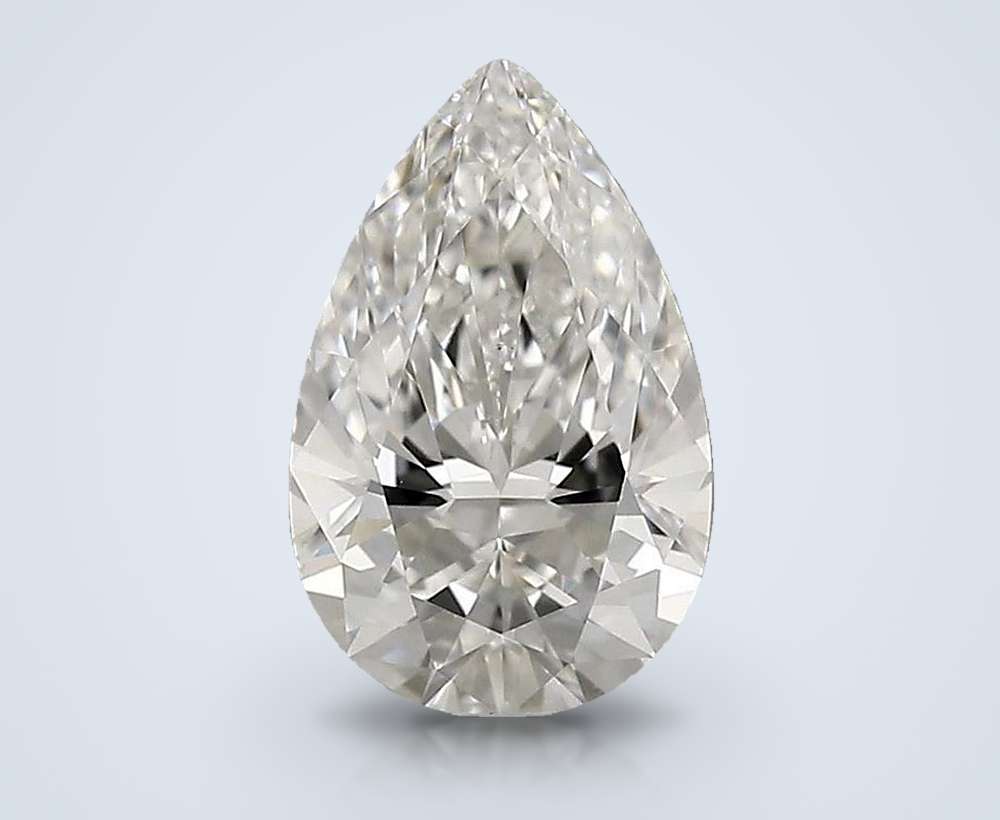 1.00 Carat Pear Natural Diamond