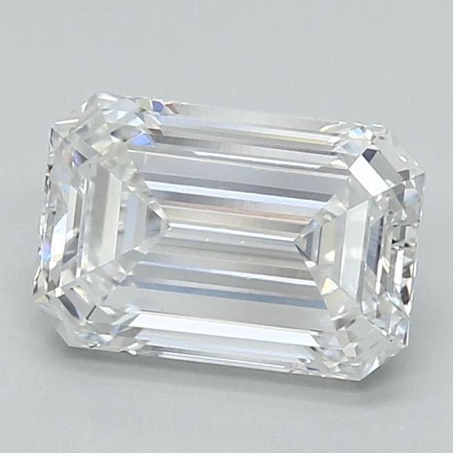 2.15ct E VS1 Rare Carat Ideal Cut Emerald Lab Grown Diamond