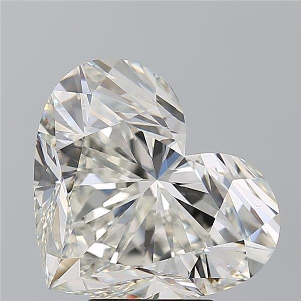 6.01ct J VS2 Rare Carat Ideal Cut Heart Diamond