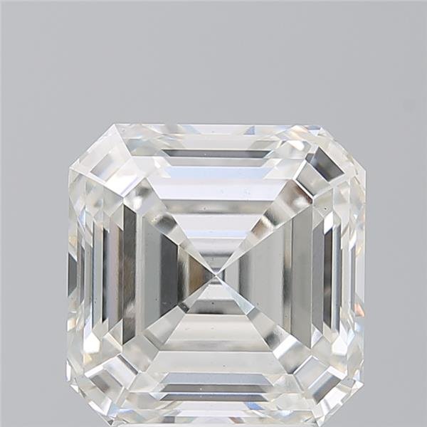 4.18ct H VS2 Rare Carat Ideal Cut Asscher Lab Grown Diamond