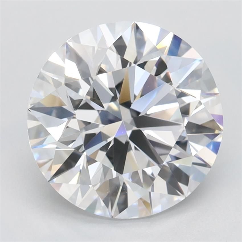 2.46ct D IF Rare Carat Ideal Cut Round Lab Grown Diamond