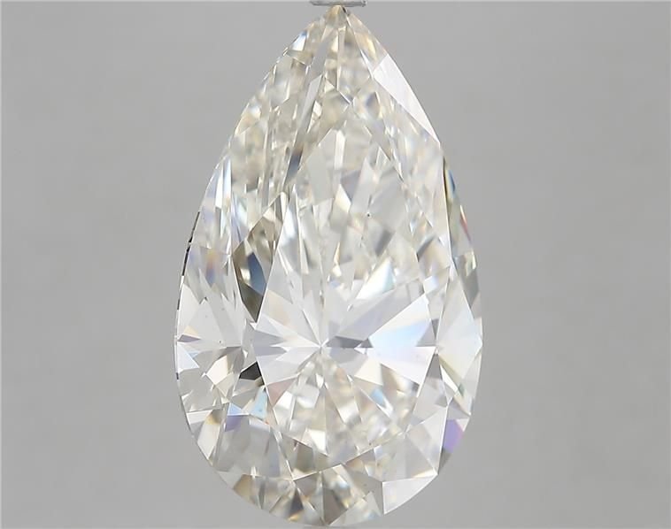 7.62ct I VS1 Rare Carat Ideal Cut Pear Lab Grown Diamond