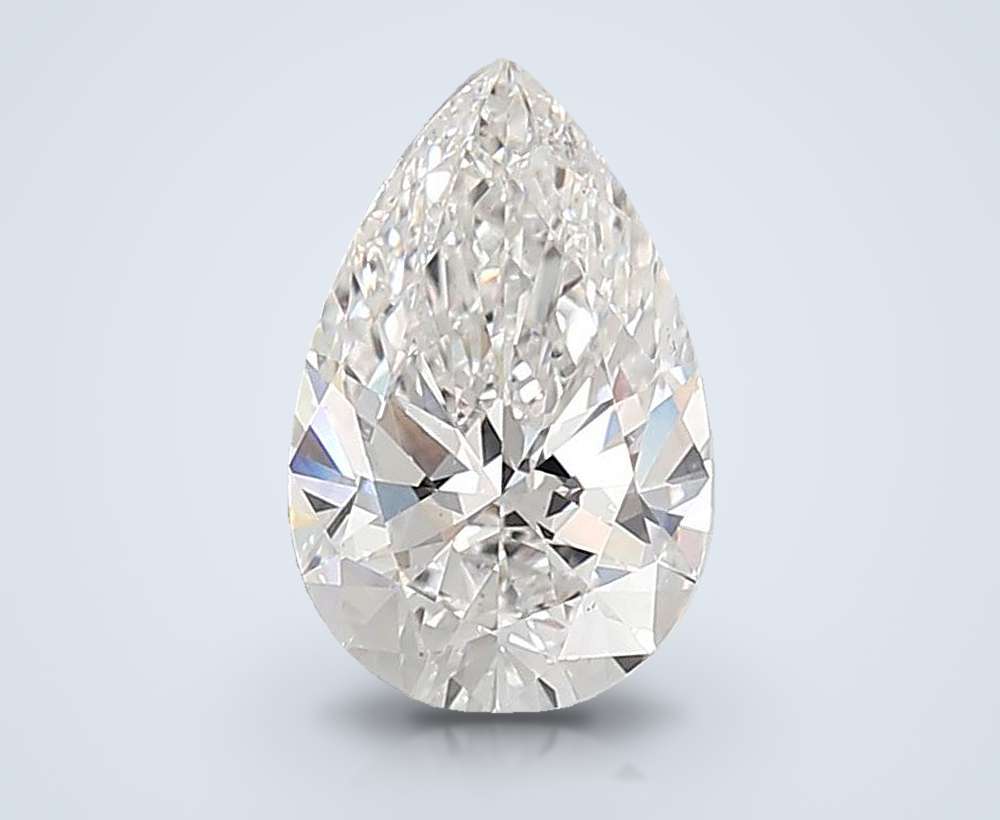 3.73 Carat Pear Lab Diamond