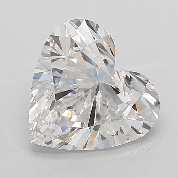6.04ct F VS1 Rare Carat Ideal Cut Heart Lab Grown Diamond