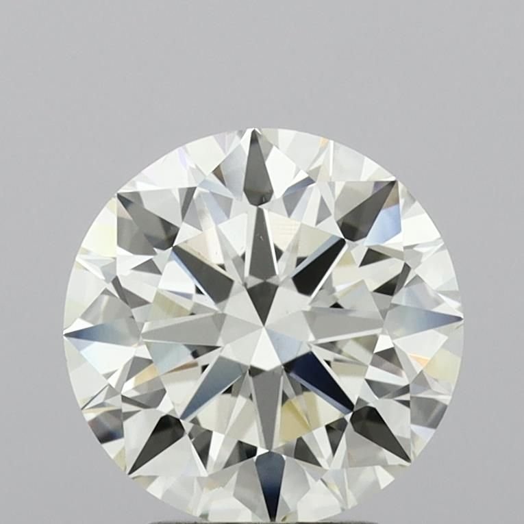 3.00ct K VS1 Rare Carat Ideal Cut Round Diamond
