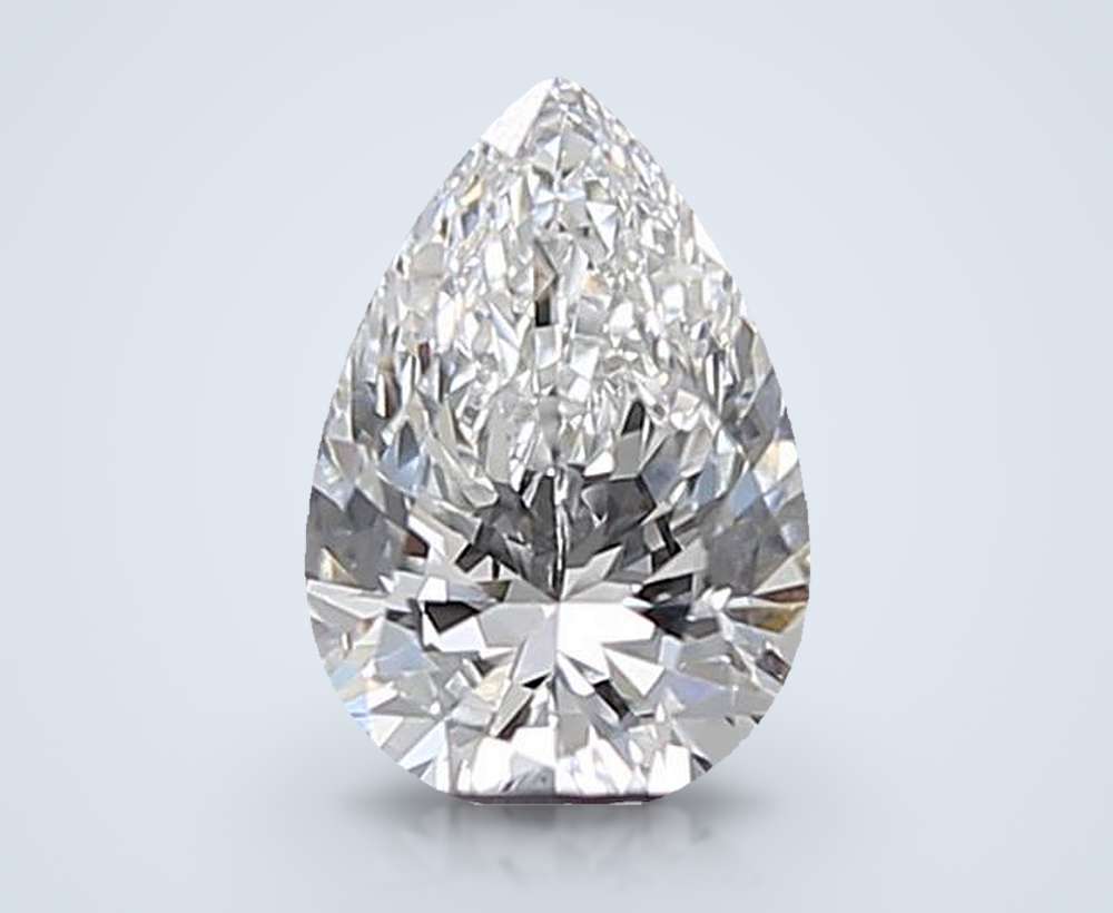 1.00 Carat Pear Lab Diamond