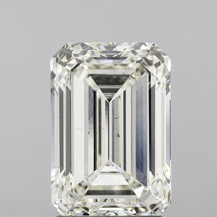 3.00ct I VS2 Rare Carat Ideal Cut Emerald Lab Grown Diamond