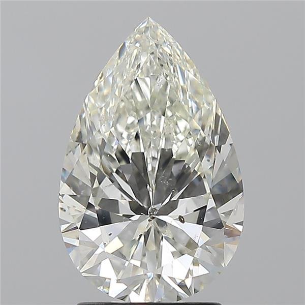 2.50ct J SI2 Rare Carat Ideal Cut Pear Diamond