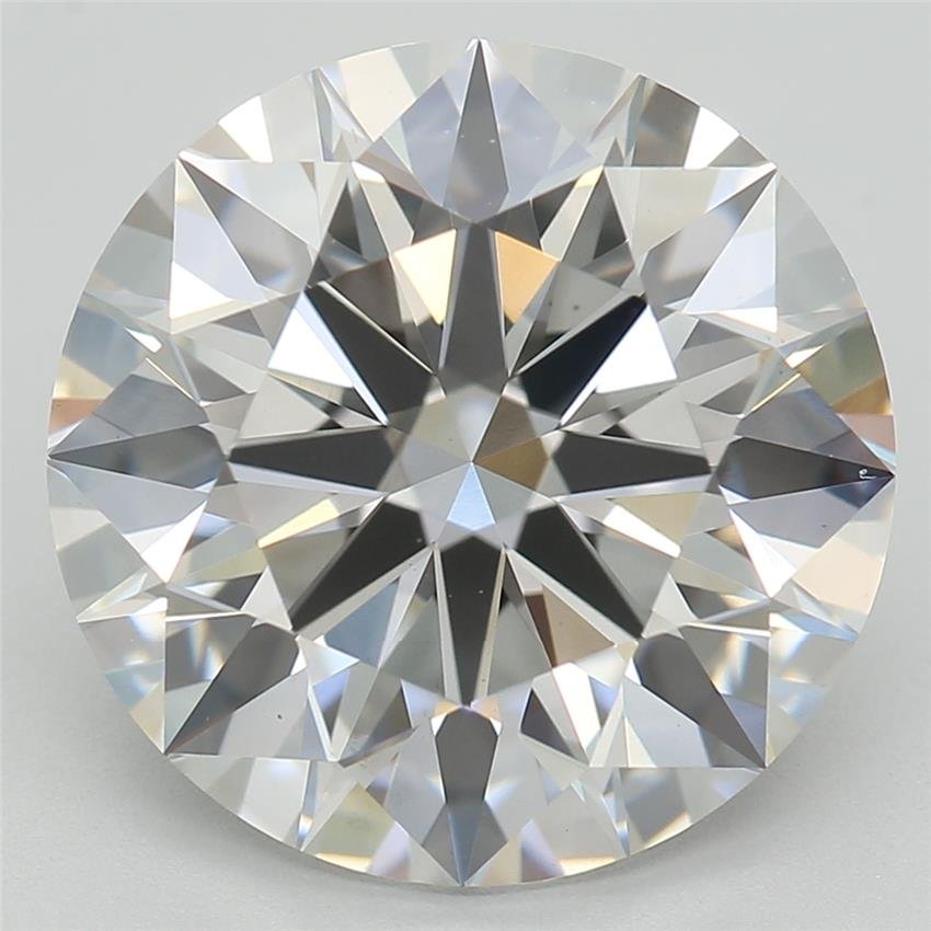 4.19ct F VS1 Rare Carat Ideal Cut Round Lab Grown Diamond