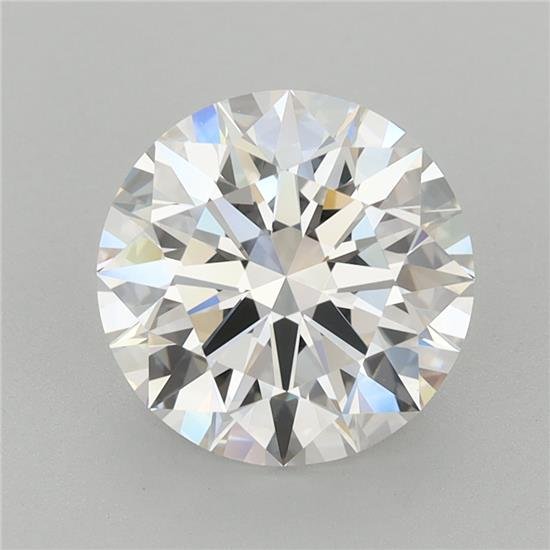 3.02ct F IF Rare Carat Ideal Cut Round Lab Grown Diamond