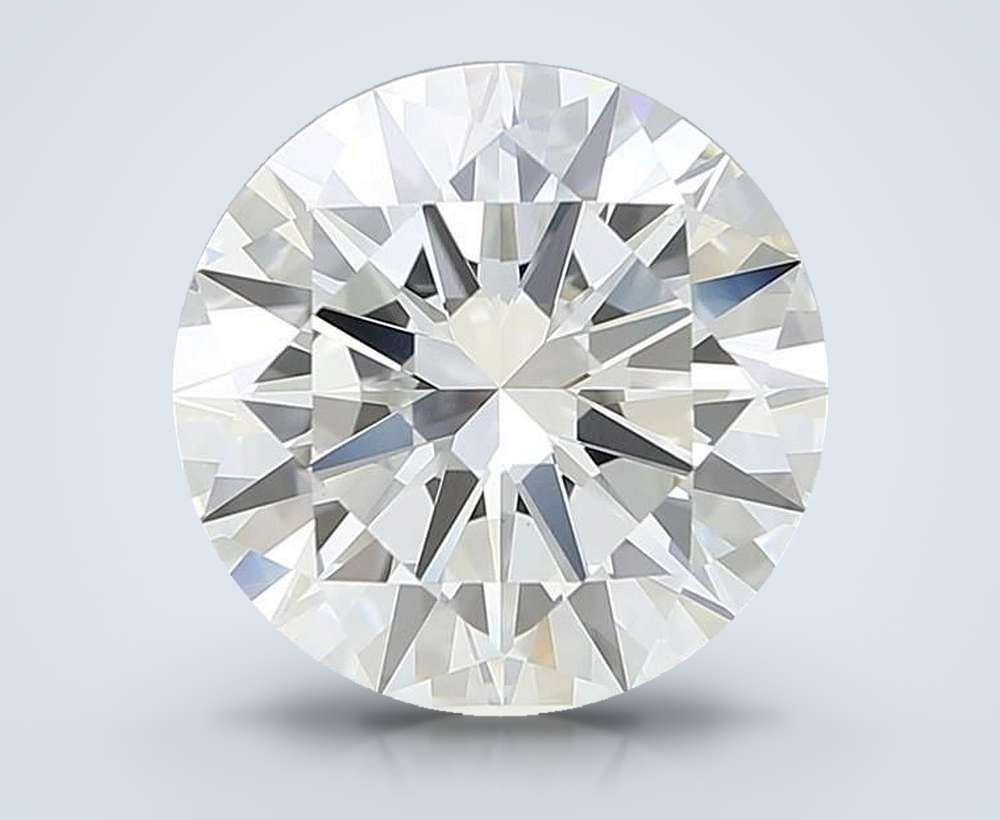 6.21 Carat Round Lab Diamond