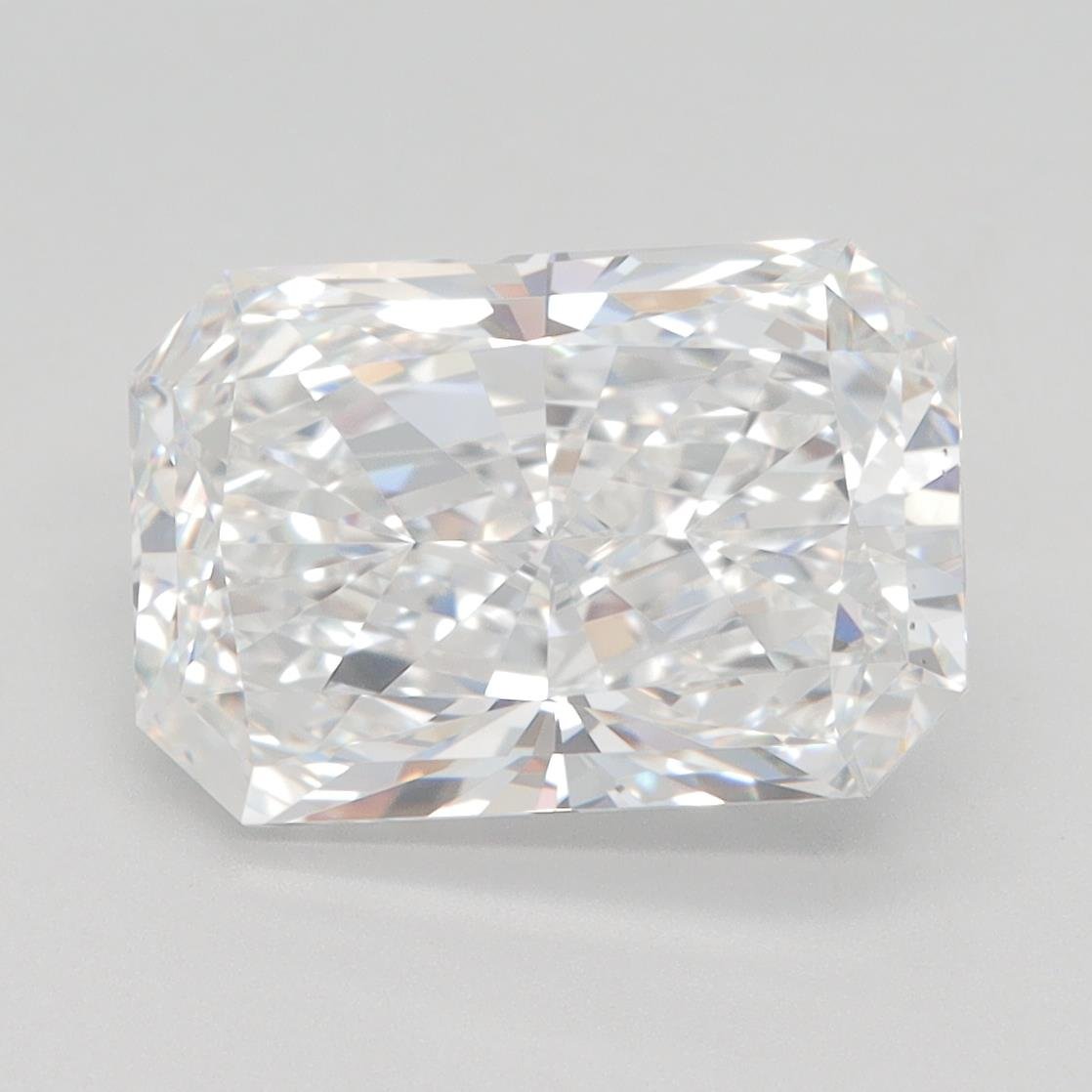 3.73ct E VVS2 Rare Carat Ideal Cut Radiant Lab Grown Diamond