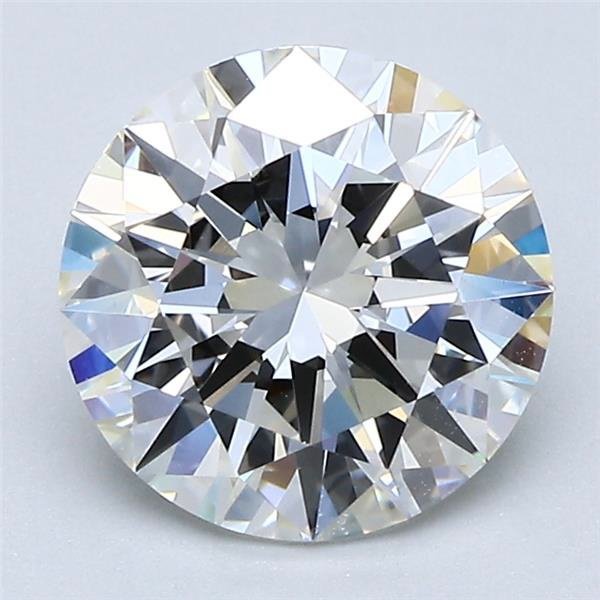 2.02ct I IF Rare Carat Ideal Cut Round Diamond