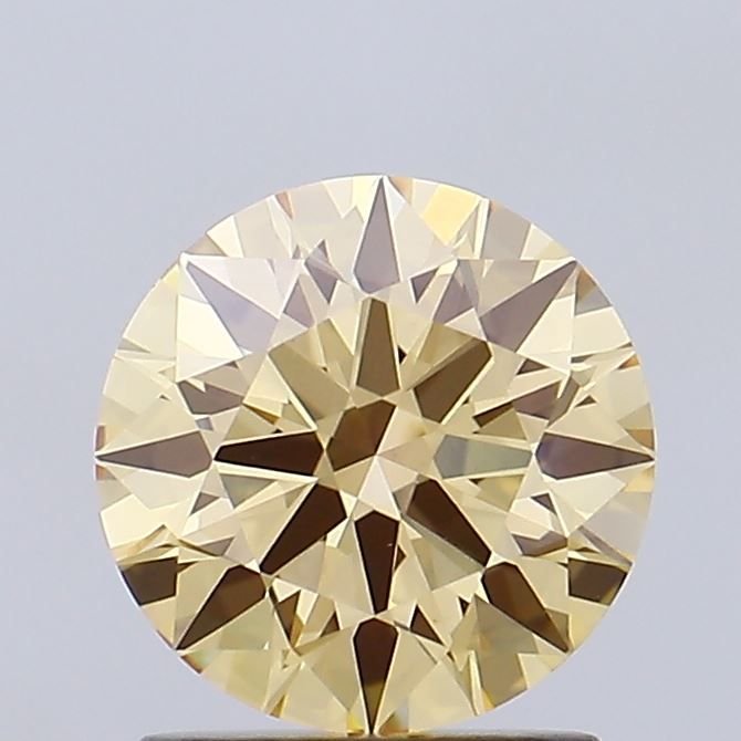 1.49 Ct. Fancy Intense Yellow Round Lab Diamond