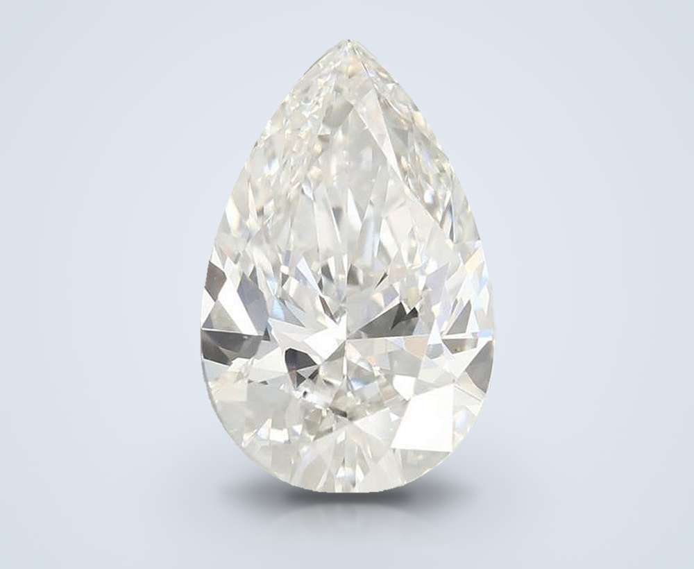 3.50 Carat Pear Lab Diamond