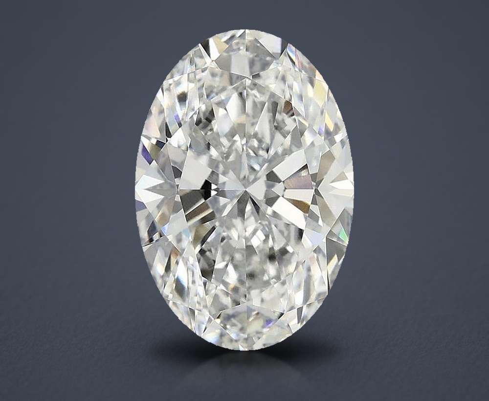 3.98 Carat Oval Lab Diamond