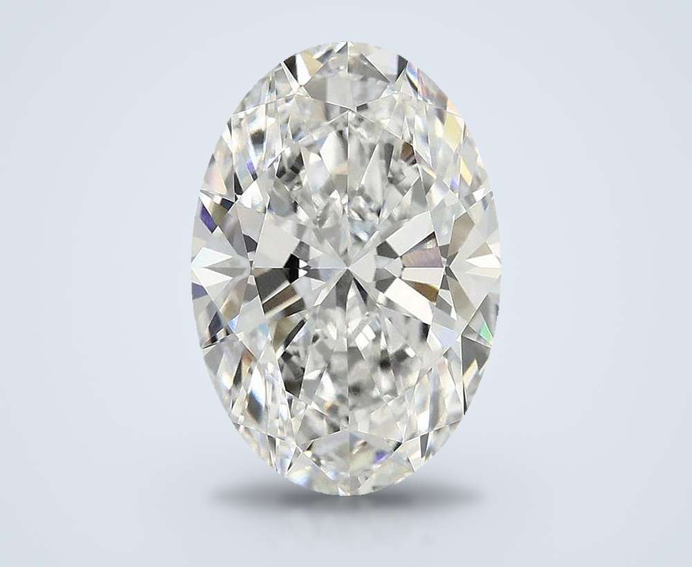 3.98 Carat Oval Lab Diamond