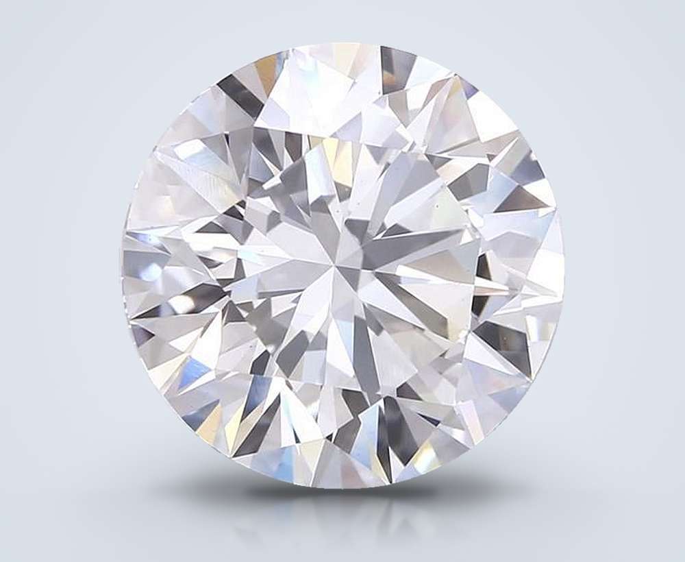7.57 Carat Round Lab Diamond