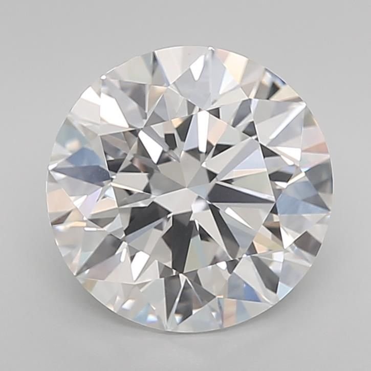 3.07ct E VVS2 Rare Carat Ideal Cut Round Lab Grown Diamond