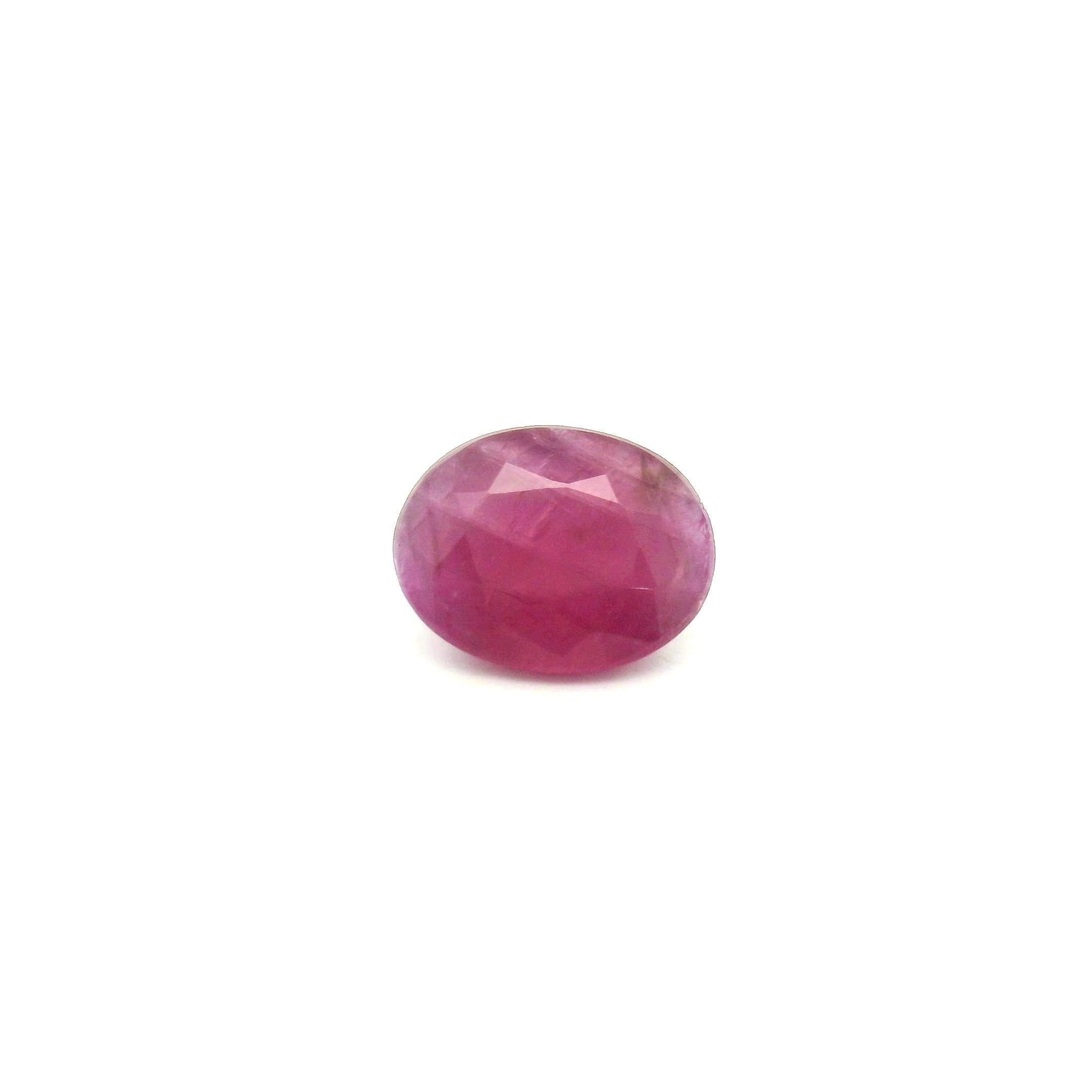 1.40 Carat Red Oval Ruby