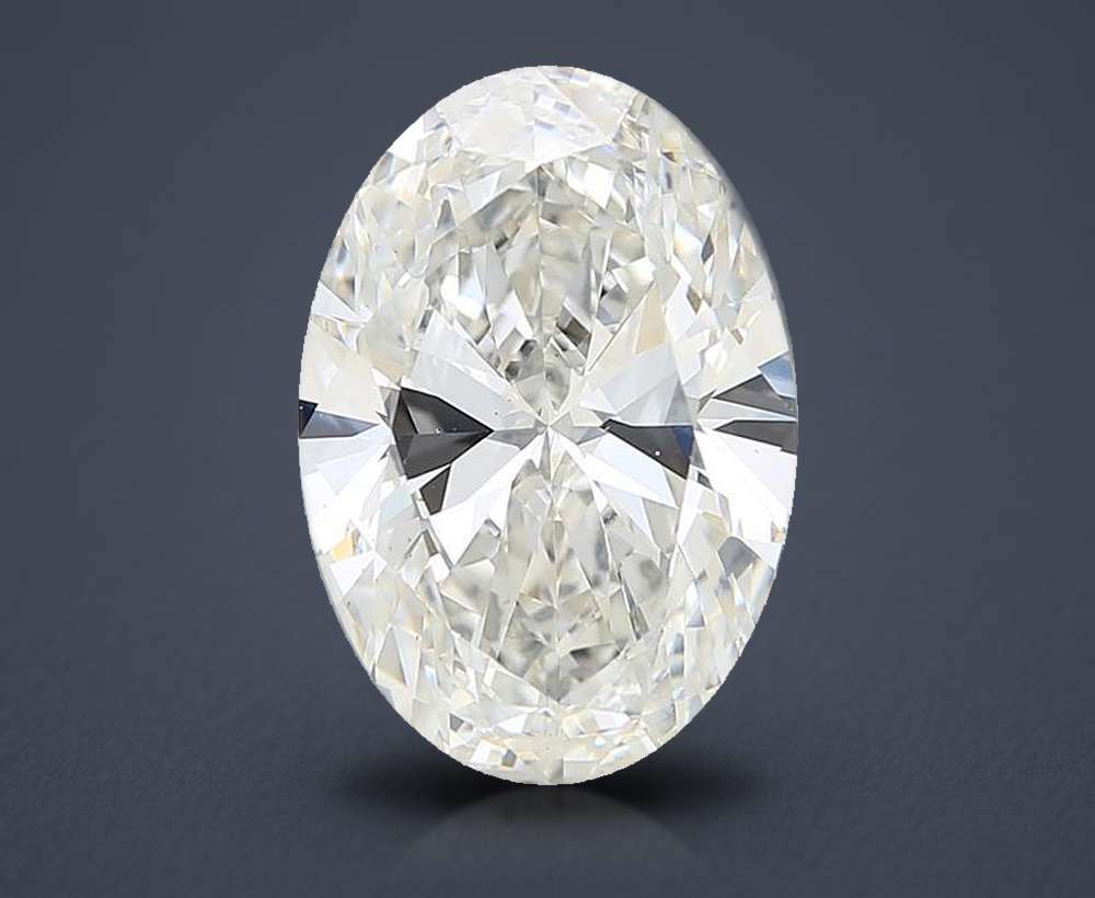 6.40 Carat Oval Lab Diamond