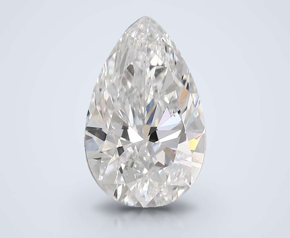 0.80 Carat Pear Lab Diamond