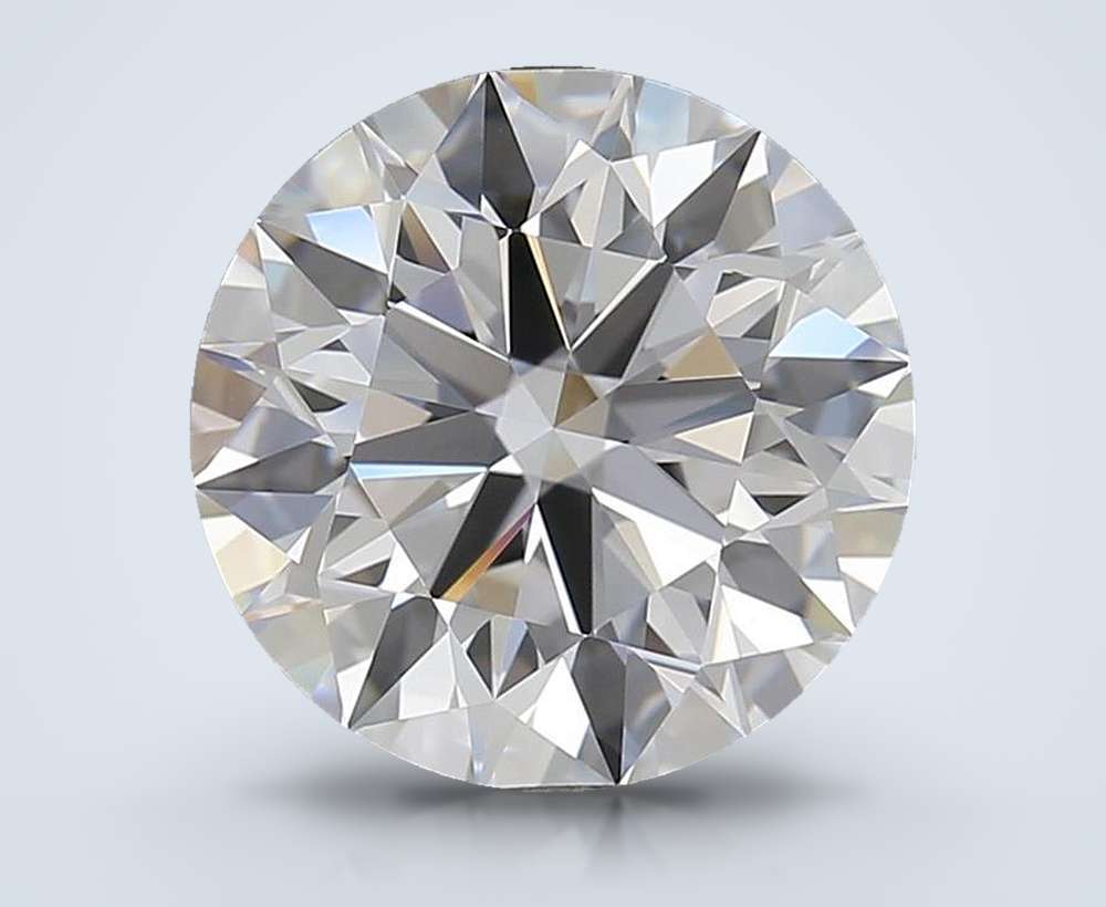 4.42 Carat Round Lab Diamond