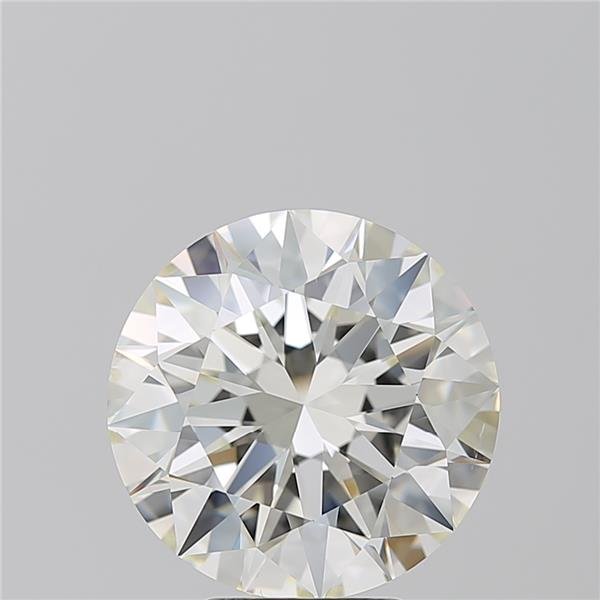 5.02ct K SI1 Rare Carat Ideal Cut Round Diamond