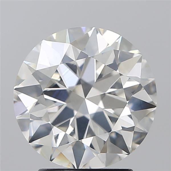 2.80ct I SI2 Rare Carat Ideal Cut Round Diamond