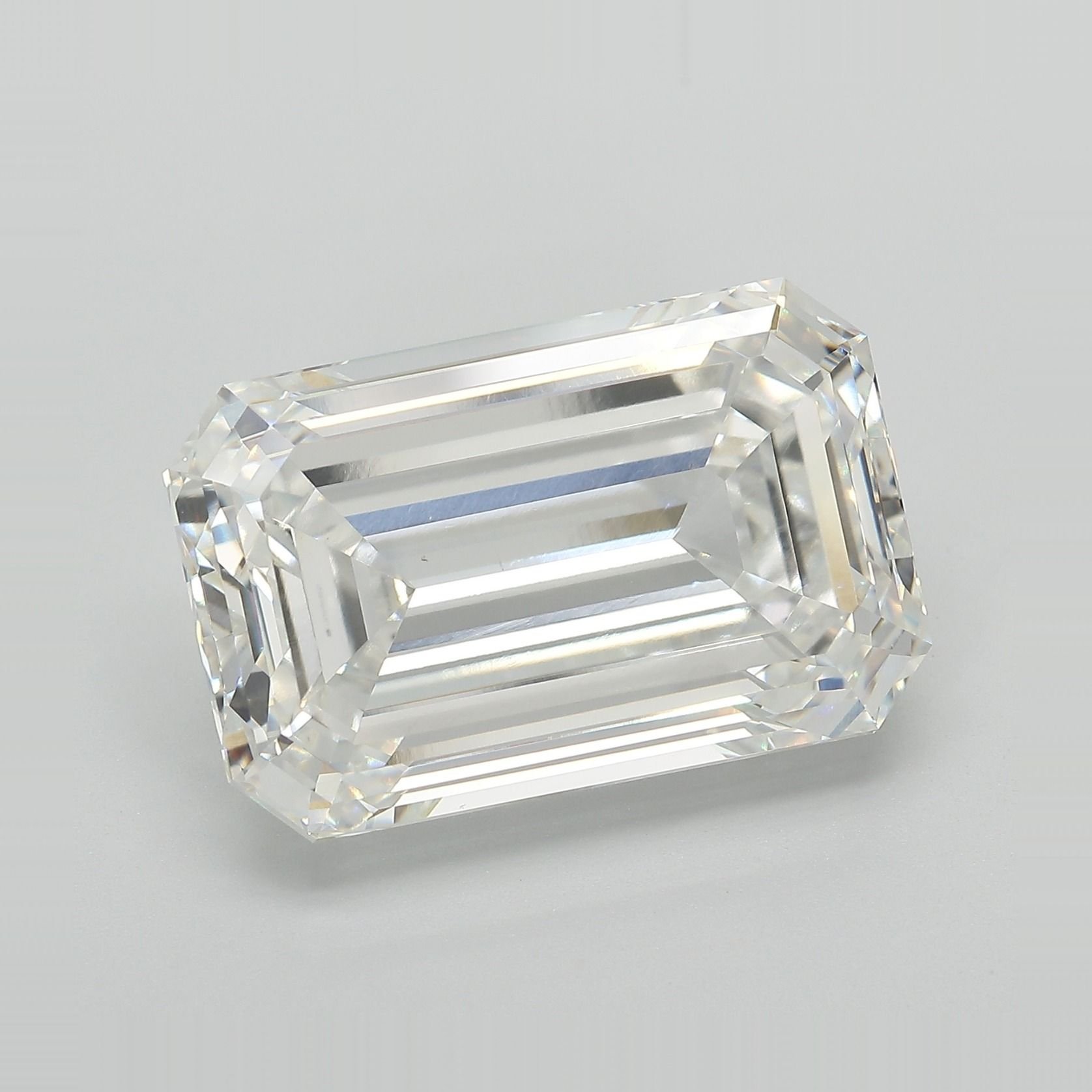 16.73ct G VVS2 Rare Carat Ideal Cut Emerald Lab Grown Diamond