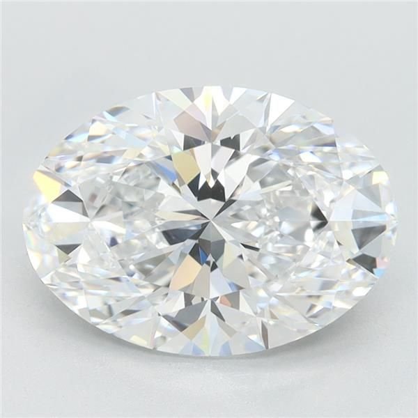 2.94ct D VVS1 Very Good Cut Oval Lab Grown Diamond