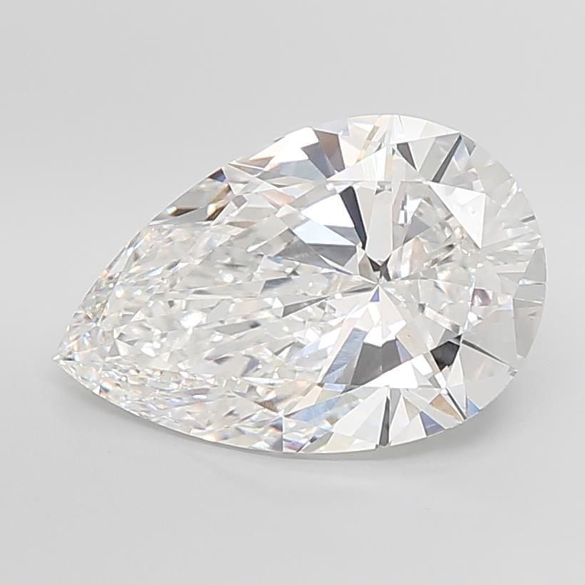 12.01ct E VS1 Rare Carat Ideal Cut Pear Lab Grown Diamond