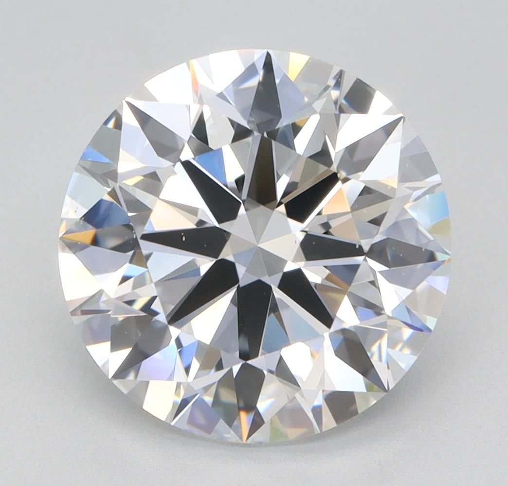 3.13ct E VS2 Rare Carat Ideal Cut Round Lab Grown Diamond