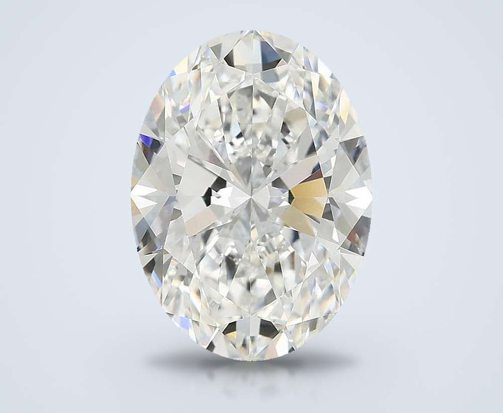 3.90 Carat Oval Lab Diamond