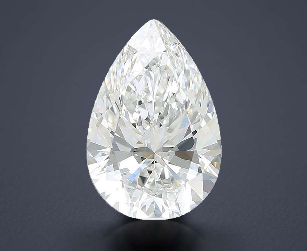 8.21 Carat Pear Lab Diamond