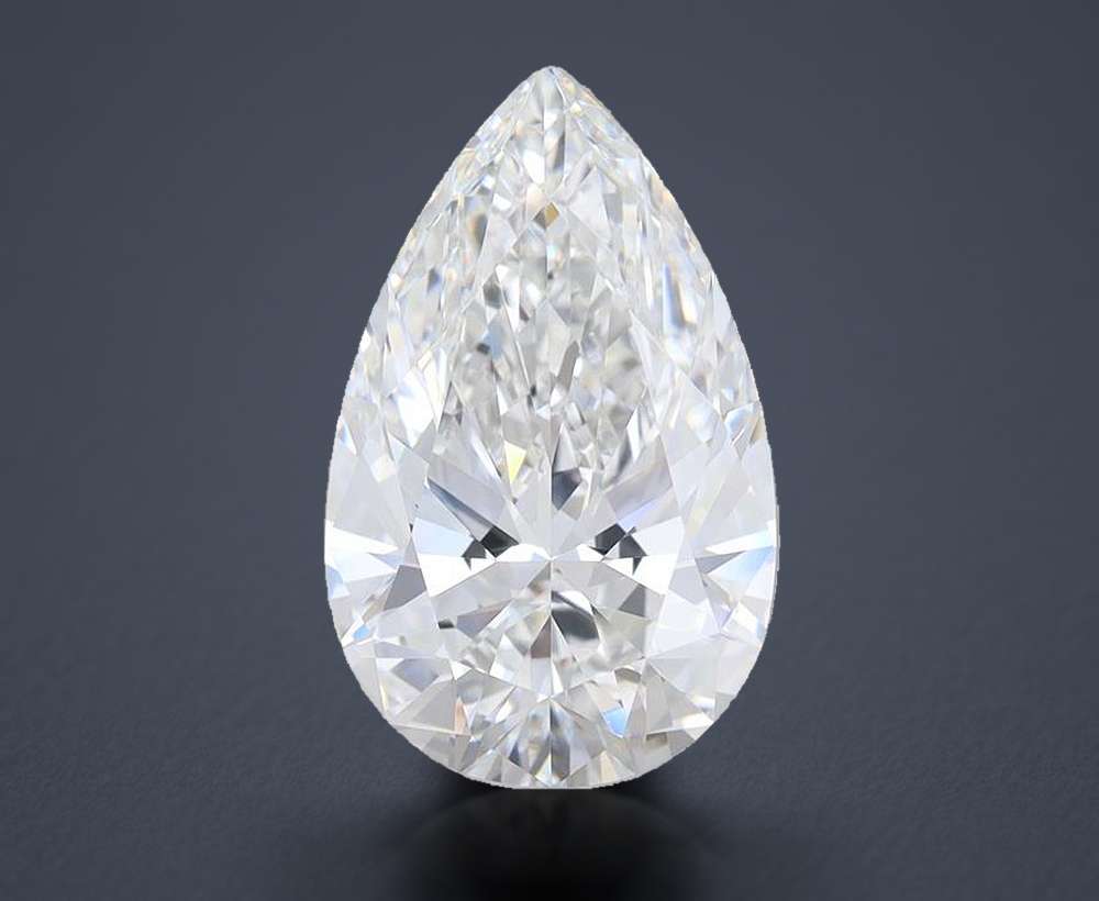 6.10 Carat Pear Lab Diamond