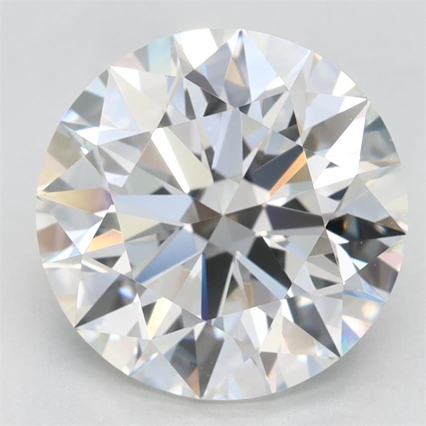 3.02ct F IF Excellent Cut Round Lab Grown Diamond